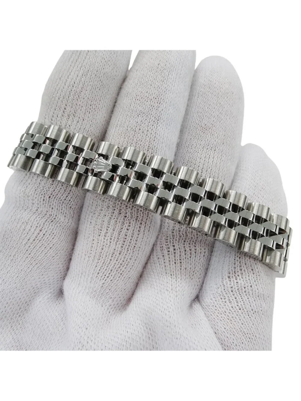 Rolex Datejust D Number Watch Shell Automatic Winding at Stainless Steel White